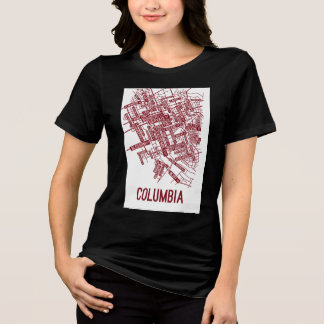 Red & White Abstract Graphic Tee