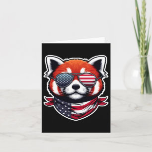 Red White &amp; Blue Bus Driver Crew 4th Of July S Card