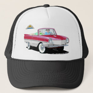 Red-White Amphicar Trucker Hat