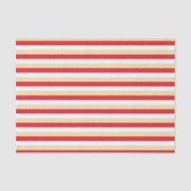 Red, White and Beige Stripes