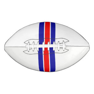 Red & White and Blue 2 Panel Design American Football