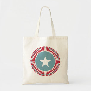 Red White and Blue 4th of July Tote Bag