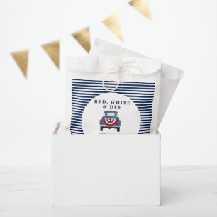 Red White and Blue Baby Shower Favour Favour Bags