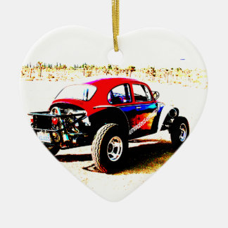 red white and blue baja bug in all categories ceramic tree decoration