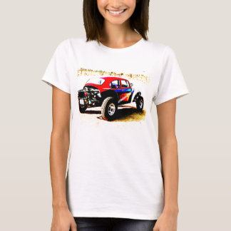 red white and blue baja bug in all categories T-Shirt