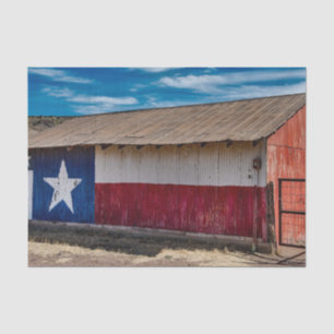 Red, White and Blue Barn - With Stars! Tissue Paper