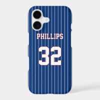 Red White and Blue Baseball Jersey Name Number