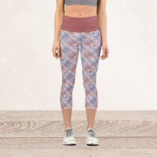 Red White and Blue Capri Leggings