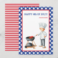 Red White and Blue Cookout Happy 4th of July