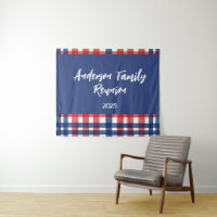 Red, White and Blue Family Reunion Magnet