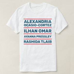 Red White and Blue Fearless Four Congress Women T-Shirt