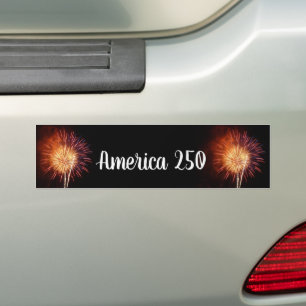 Red, White and Blue Fireworks I Patriotic Bumper Sticker