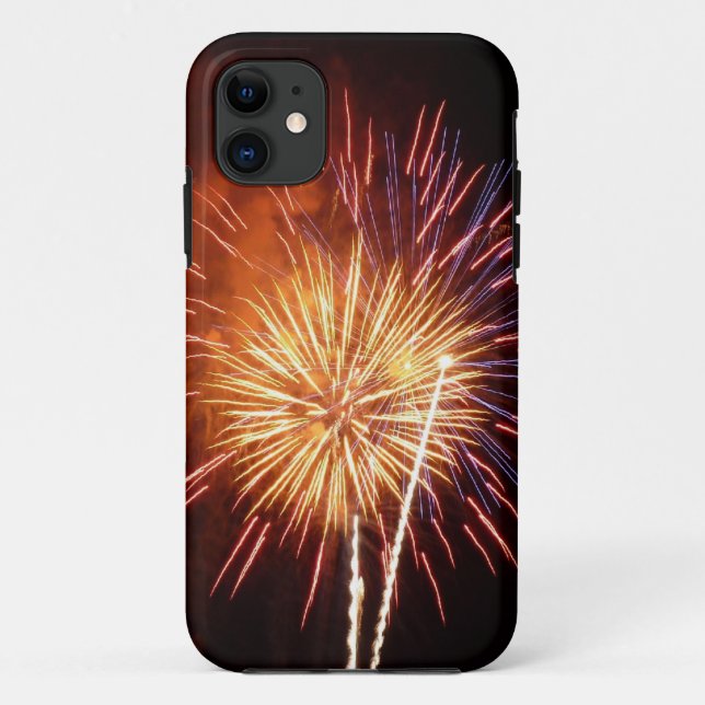 Red, White and Blue Fireworks I Patriotic Case-Mate iPhone Case (Back)
