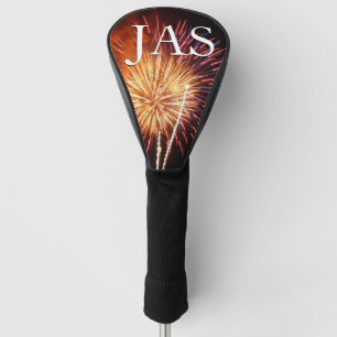 Red, White and Blue Fireworks I Patriotic Golf Head Cover