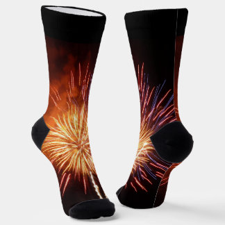 Red, White and Blue Fireworks I Patriotic Socks