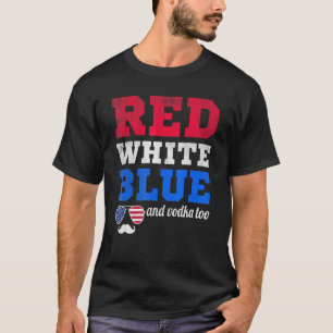 Red White And Blue July 4th Flag T-Shirt