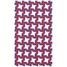 Red, White and Blue July Fourth Patchwork Pattern