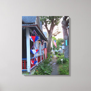 Red, White and Blue - Martha's Vineyard Canvas Print