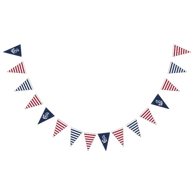 Red, White and Blue Nautical Flags (All)