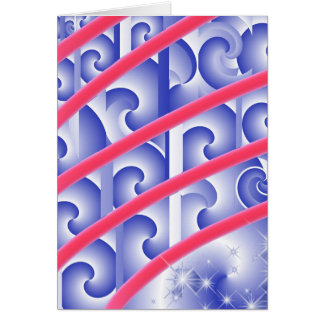 red white and blue number five