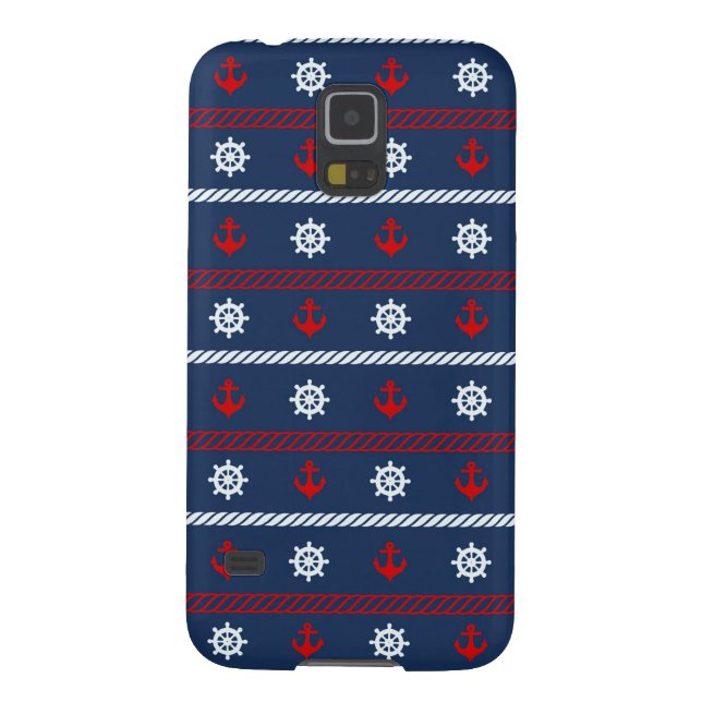 Red White And Blue Ocean Pattern Case-Mate Samsung Galaxy Case (Back)