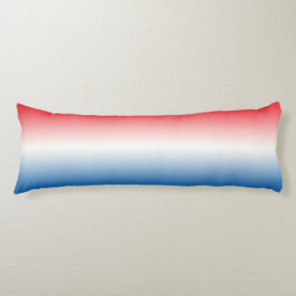 “Red White And Blue Ombre” Body Cushion