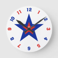 Red, White, and Blue Patriotic American Star