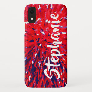 Red White and Blue Personalised iPhone XR, XS, XS XR Case
