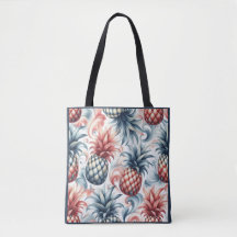 Red, White and Blue Pineapples