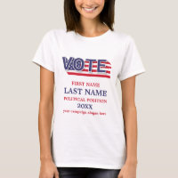 Red White And Blue Political Campaign Custom