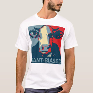 Red White and Blue Pop Art Inspired Cow Tshirt