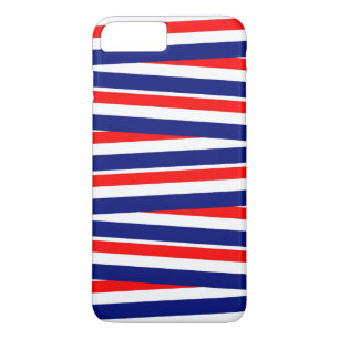 Red, White and Blue Ribbons iPhone 8 Plus/7 Plus Case