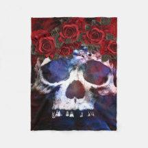 Red, White, and Blue Skull