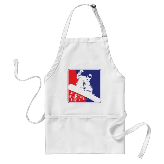 Red-White-and-Blue-Snow-Boa Standard Apron (Front)
