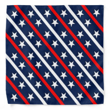 Red, White and Blue Stars and Diagonal Stripes 2