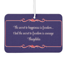 Red, White and Blue Stars and Swirls Freedom Quote