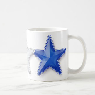 Red, White and Blue Stars Coffee Mug