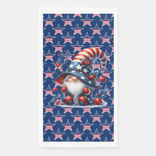 Red White And Blue Stars Napkin
