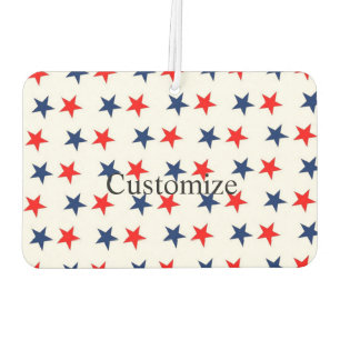 red, white and blue stars patriotic Thunder_Cove Car Air Freshener