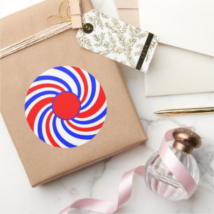 Red, White and Blue Sticker