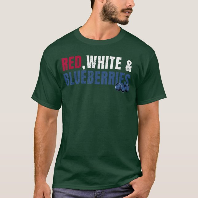 Red White and Blueberries friend T-Shirt (Front)