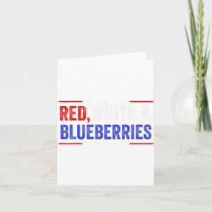 Red, White And Blueberries Patriot Dom 2025  Card
