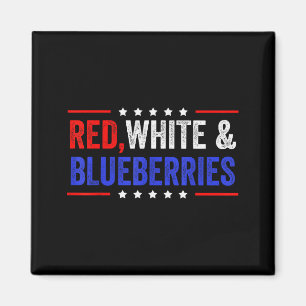 Red, White And Blueberries Patriot Dom 2025  Magnet