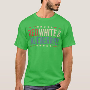 Red White and Blueberries USA Patriotic for Men Wo T-Shirt