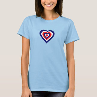 Red White And BlueHeart T-Shirt