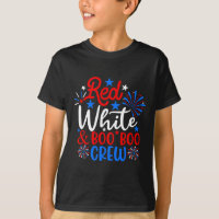 Red White And Boo Boo Crew Funny 4th Of July Nurse