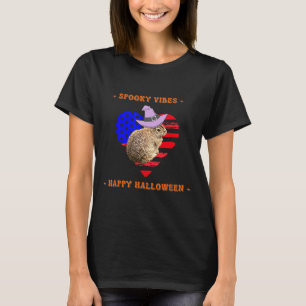 Red White And Boo Funny Halloween Outfit Costumes T-Shirt