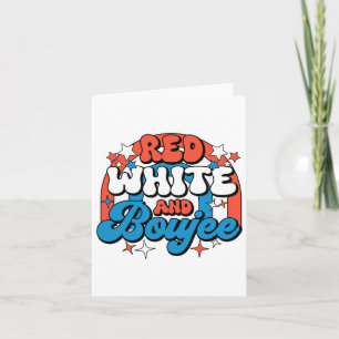 Red White And Boujee 4th Of July American Girl Pat Card