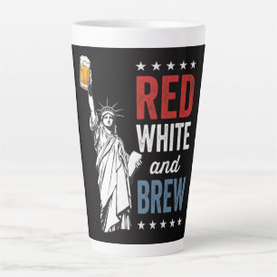 Red White and Brew 250th Anniversary Latte Mug