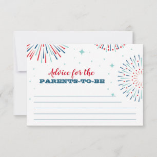 Red, White and Due Advice Card